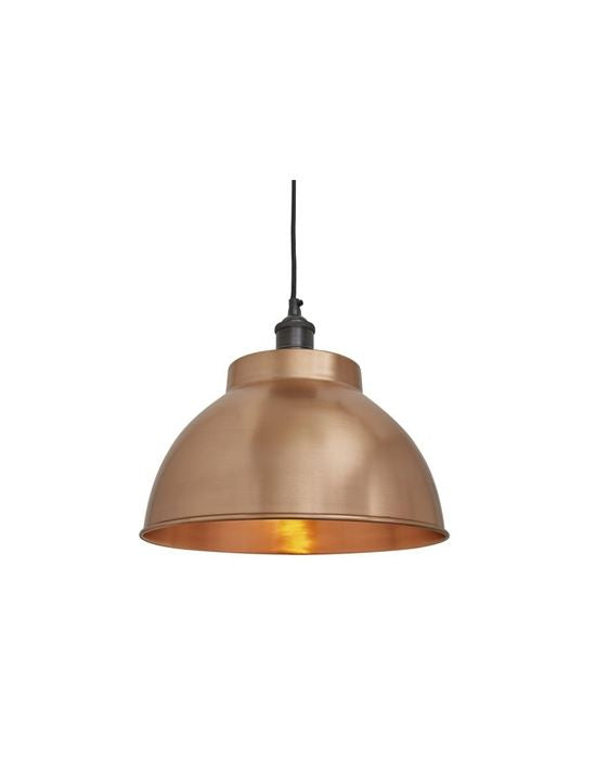 Industville Brooklyn Dome Pendant Light - Traditional Fittings