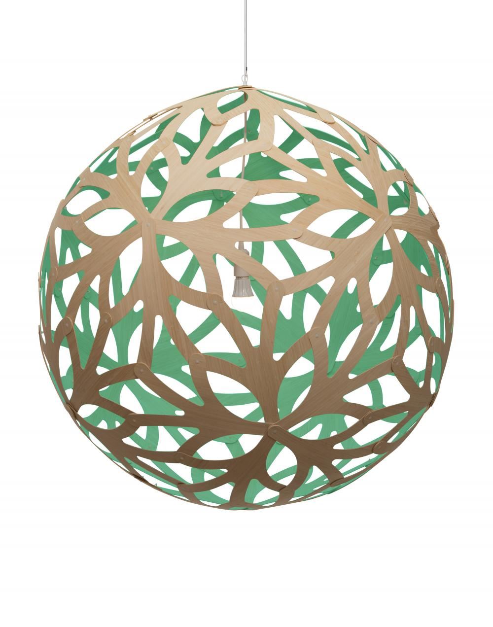 David Trubridge Floral Pendant Light Coloured - 1 Side
