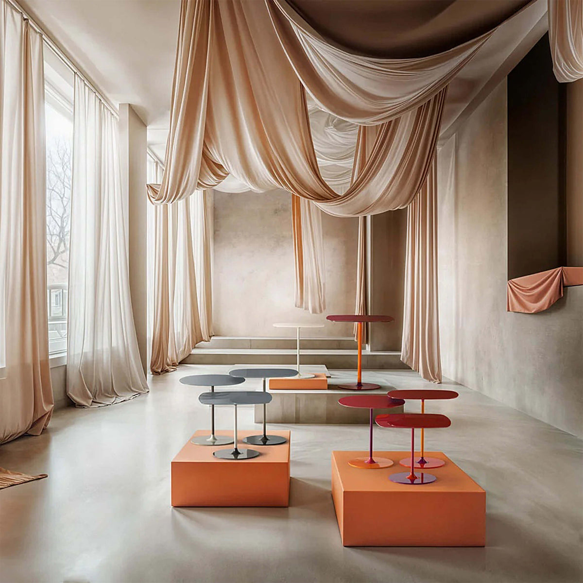 Kartell Thierry Side Table Collection