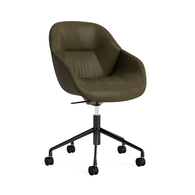 HAY AAC 155 Chair, Soft Upholstery with 5 Star Swivel Base Tilt Gas Lift Wheel Base