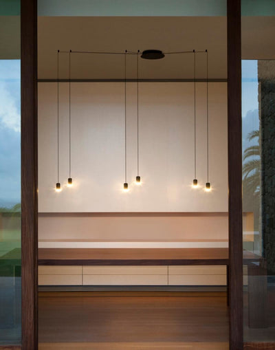 Vibia Wireflow Free Form Cluster, Glass Diffuser
