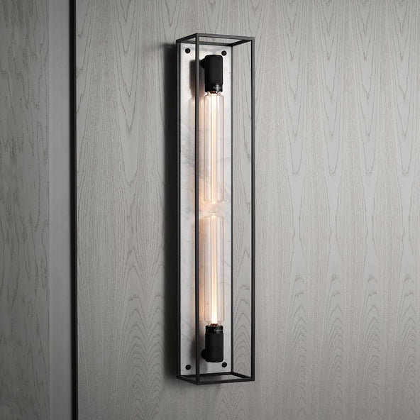 Ex-Display (Wimbledon Store) Buster + Punch Caged Wall Light 2.0 Extra Large - Polished white marble
