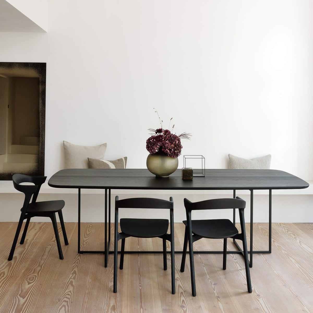 Ethnicraft Bok Upholstered Dining Chair
