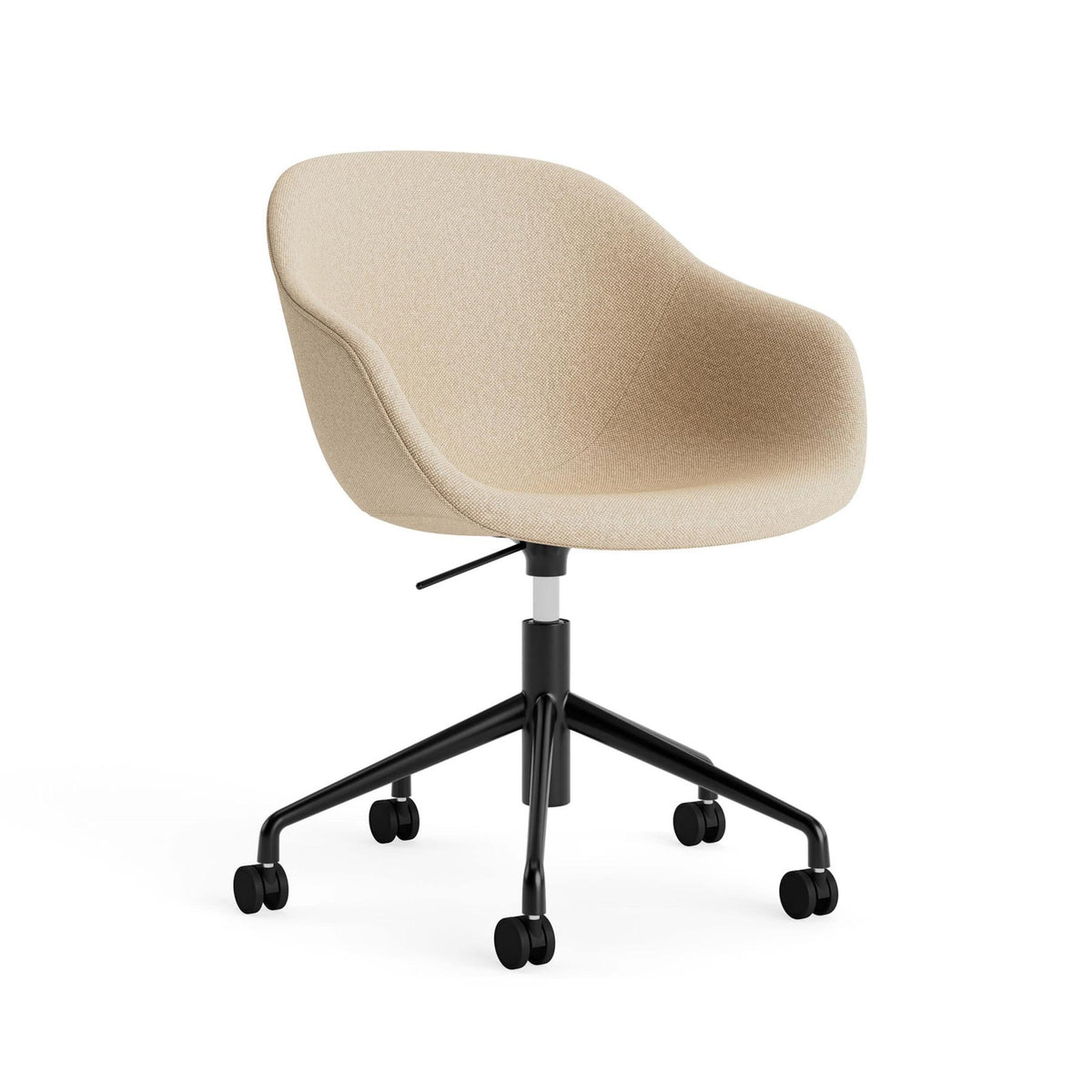 HAY AAC 253 Chair, Upholstered - 5 Star Swivel Base, Gas Lift and Wheels