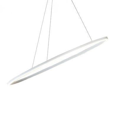 Outlet Nemo Ellisse Minor Pendant Light - White, Downlight