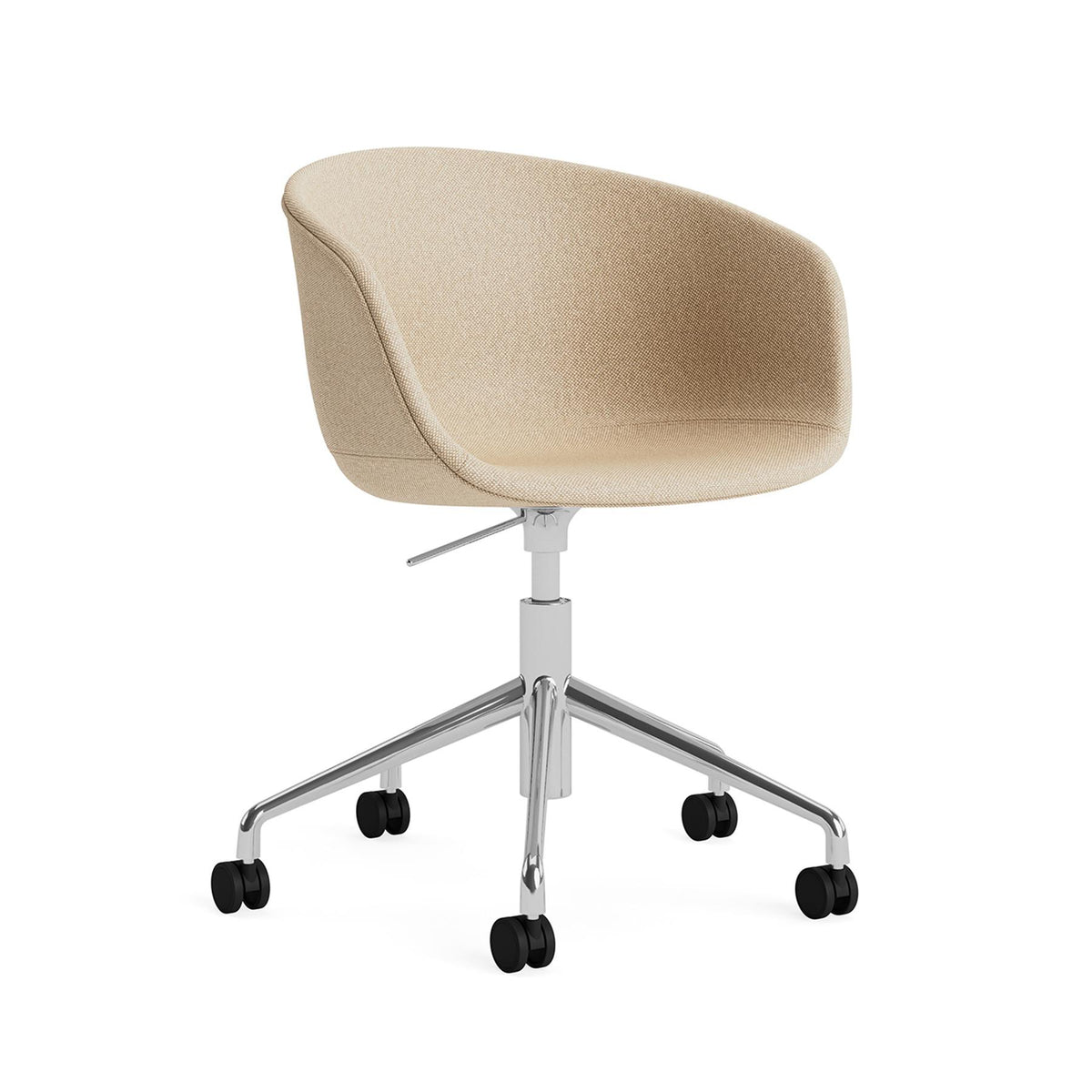 HAY AAC 53 Chair, Upholstered - 5 Star Swivel Base, Gas Lift and Wheels