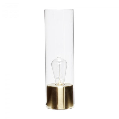 Outlet Hubsch Elegant Tube Lamp - Brass and Glass