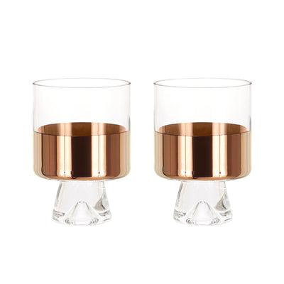 Tom Dixon Tank Low Ball Glasses, Set of 2