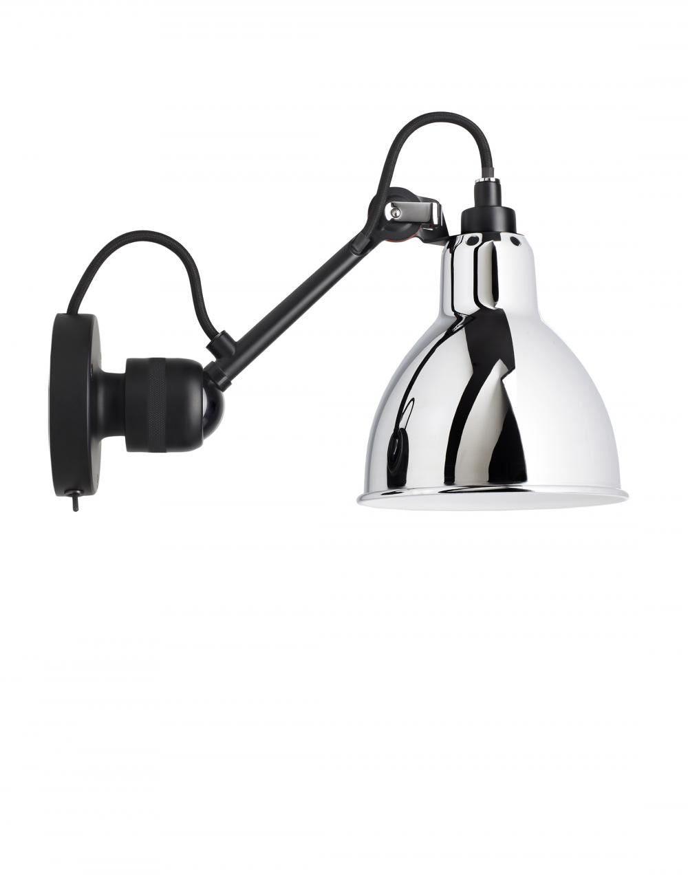 DCW Editions Lampe Gras 304 Small Wall Light - Black Arm