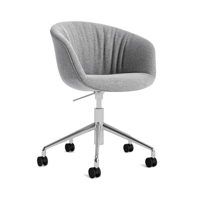 HAY AAC 53 Chair, Soft Upholstery - 5 Star Swivel Base, Gas Lift and Wheels