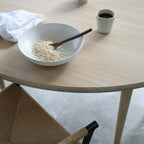 MAKE nordic Holmen Extendable Round Dining Table