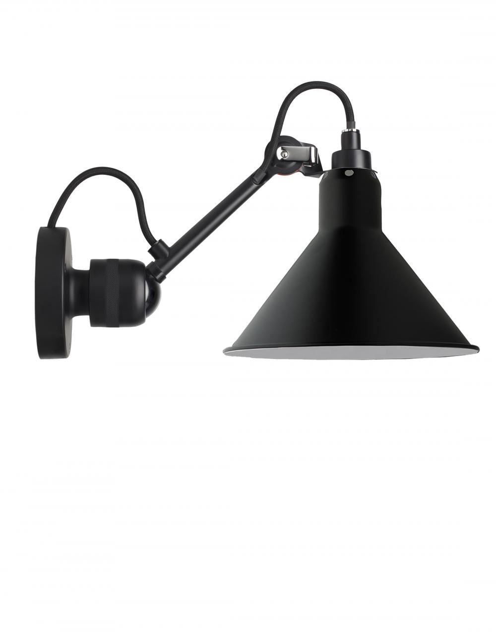 DCW Editions Lampe Gras 304 Small Wall Light - Black Arm