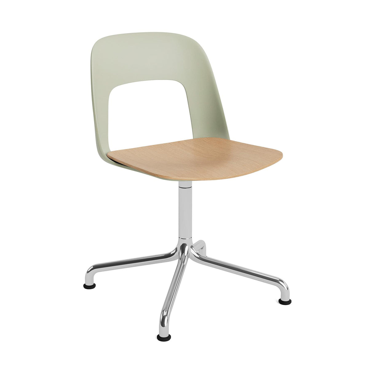 HAY Layout Chair 152 with 4 Star Swivel Arc Base