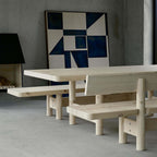 OneCollection Nordsø Bench with Back