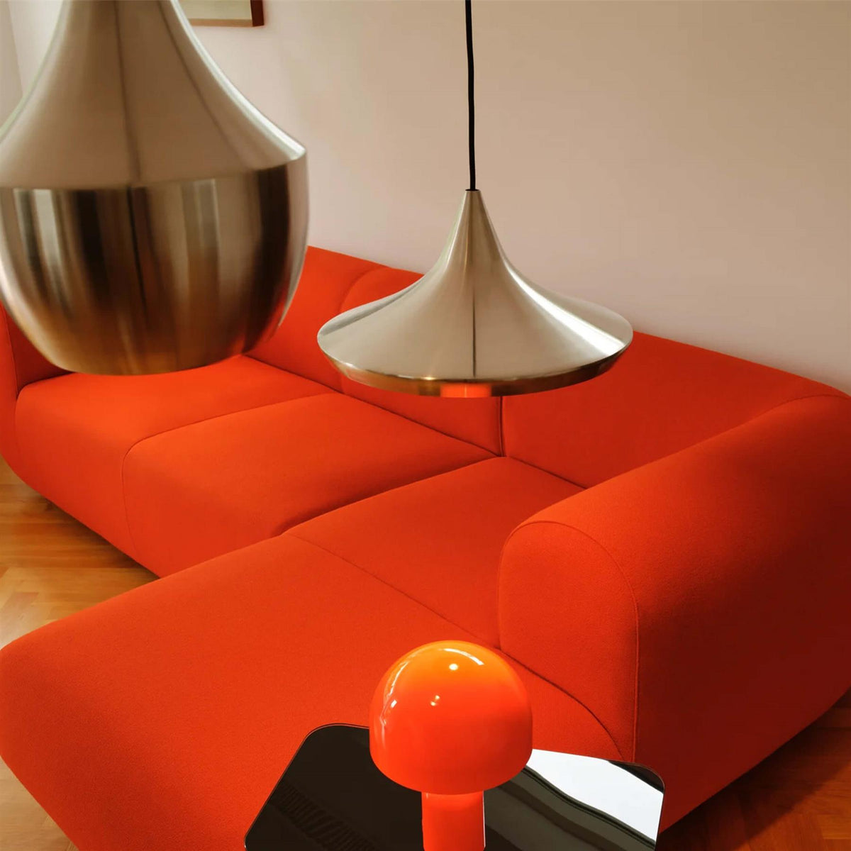 Tom Dixon Flat Unbeaten LED Pendant Light