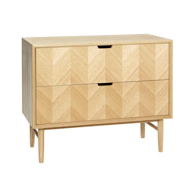 Hubsch Herringbone Dresser Drawers - Natural