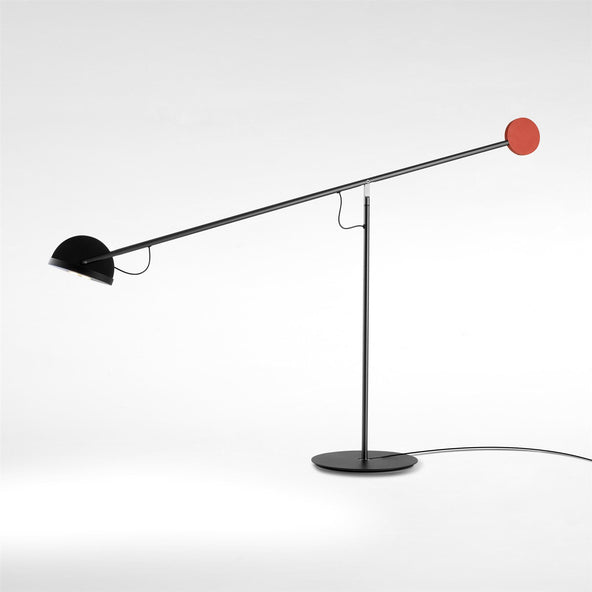 Marset Copernica Table Lamp - Graphite Black, Red and Black