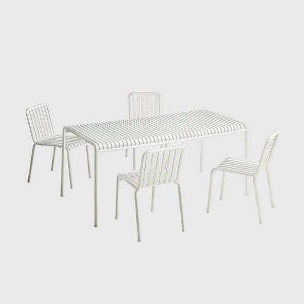 Outlet HAY Palissade Garden Furniture Dining Collection Medium Cream White *BLACK FRIDAY EXCLUSIVE*