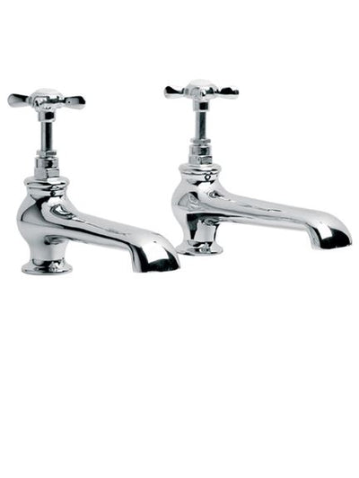 Lefroy Brooks LB1450 Long Nose Bath Pillar Taps