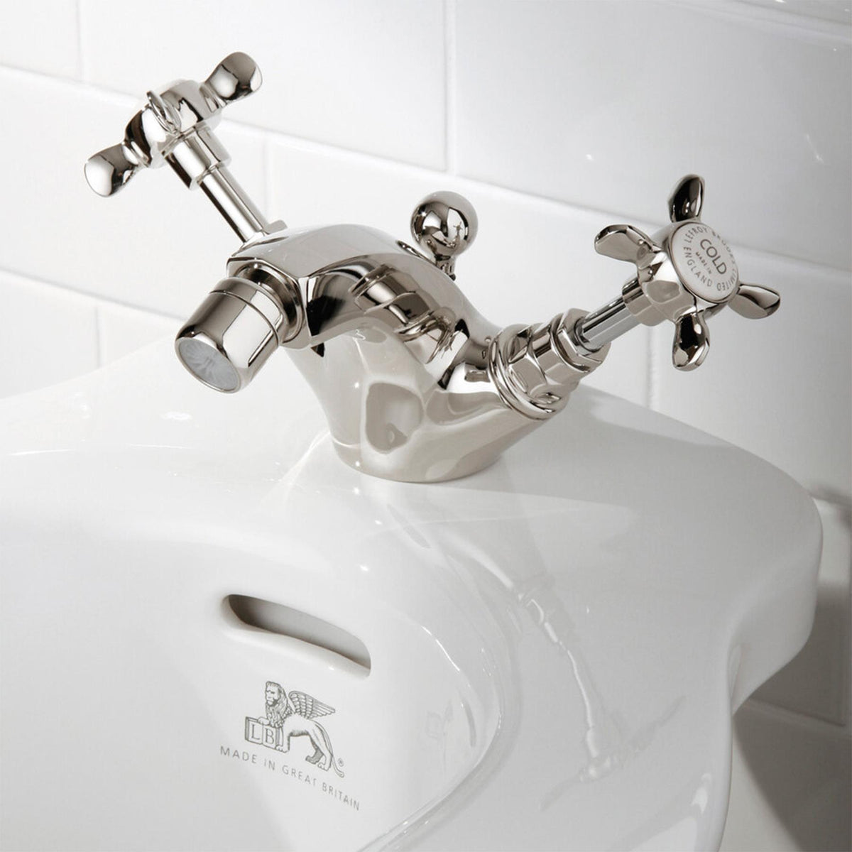 Lefroy Brooks Classic Mono Bidet Mixer with Pop-up Waste LB1195