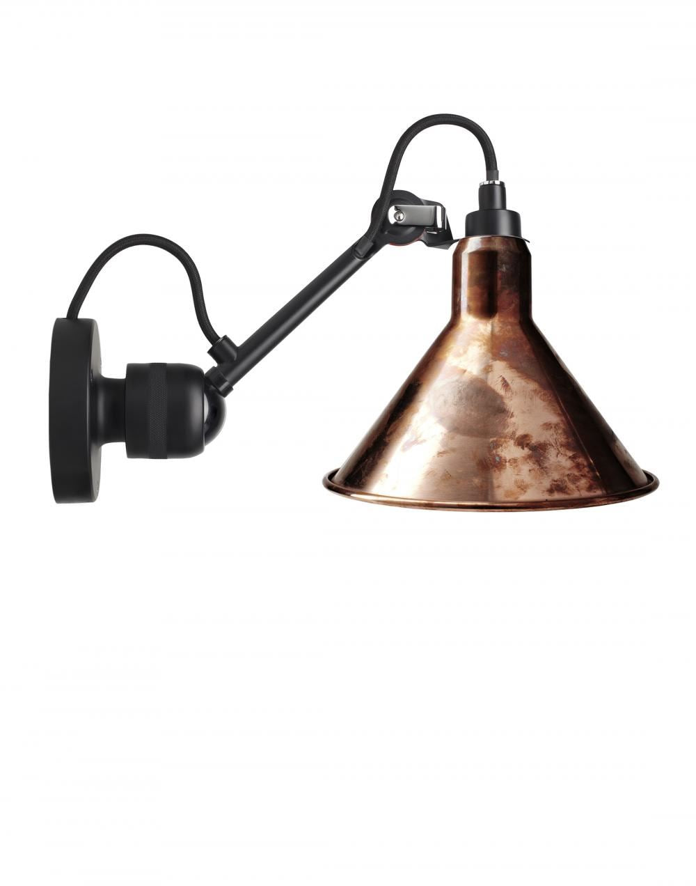 DCW Editions Lampe Gras 304 Small Wall Light - Black Arm