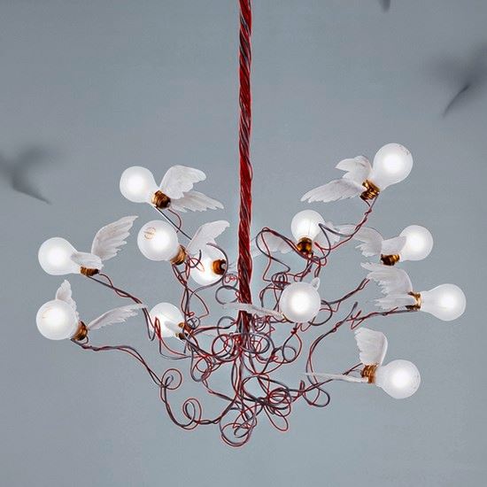 Ingo Maurer Birdie chandelier