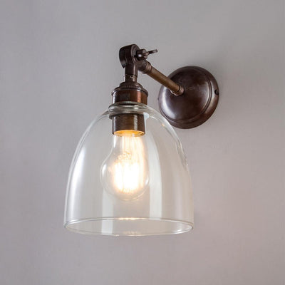 Old School Electric Bell Wall Light : Adjustable Arm