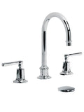 Lefroy Brooks ML1230 Tubular Mackintosh Three Hole Basin Mixer with Levers and Click-Up Waste Ml