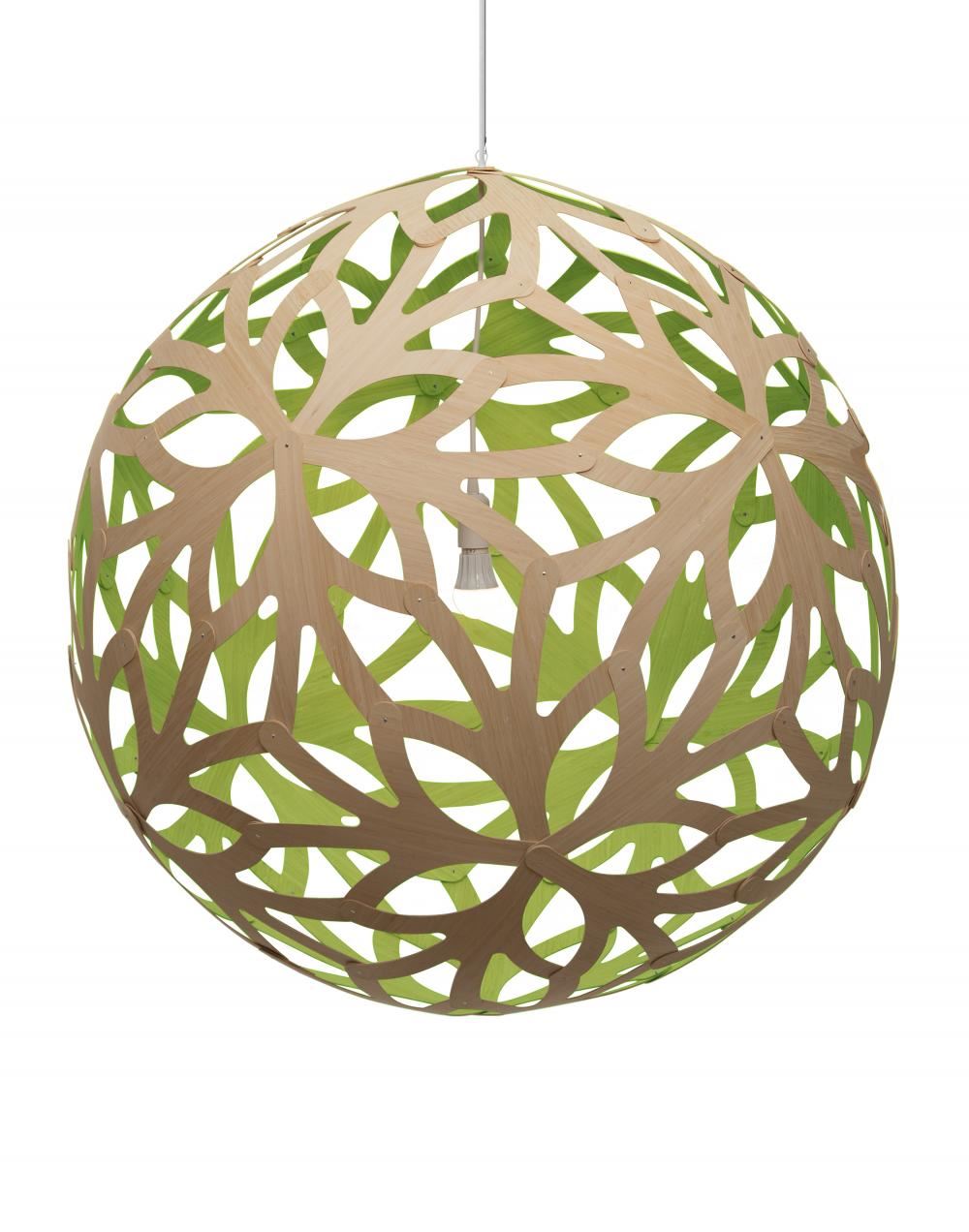 David Trubridge Floral Pendant Light Coloured - 1 Side