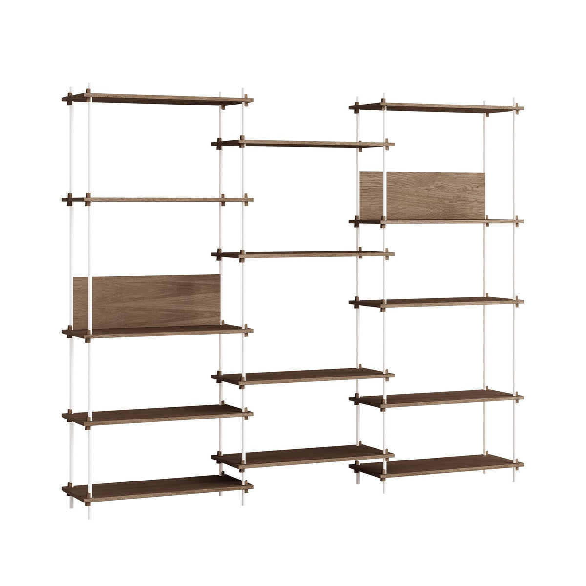 MOEBE Triple Shelving System with 2 L Shelves