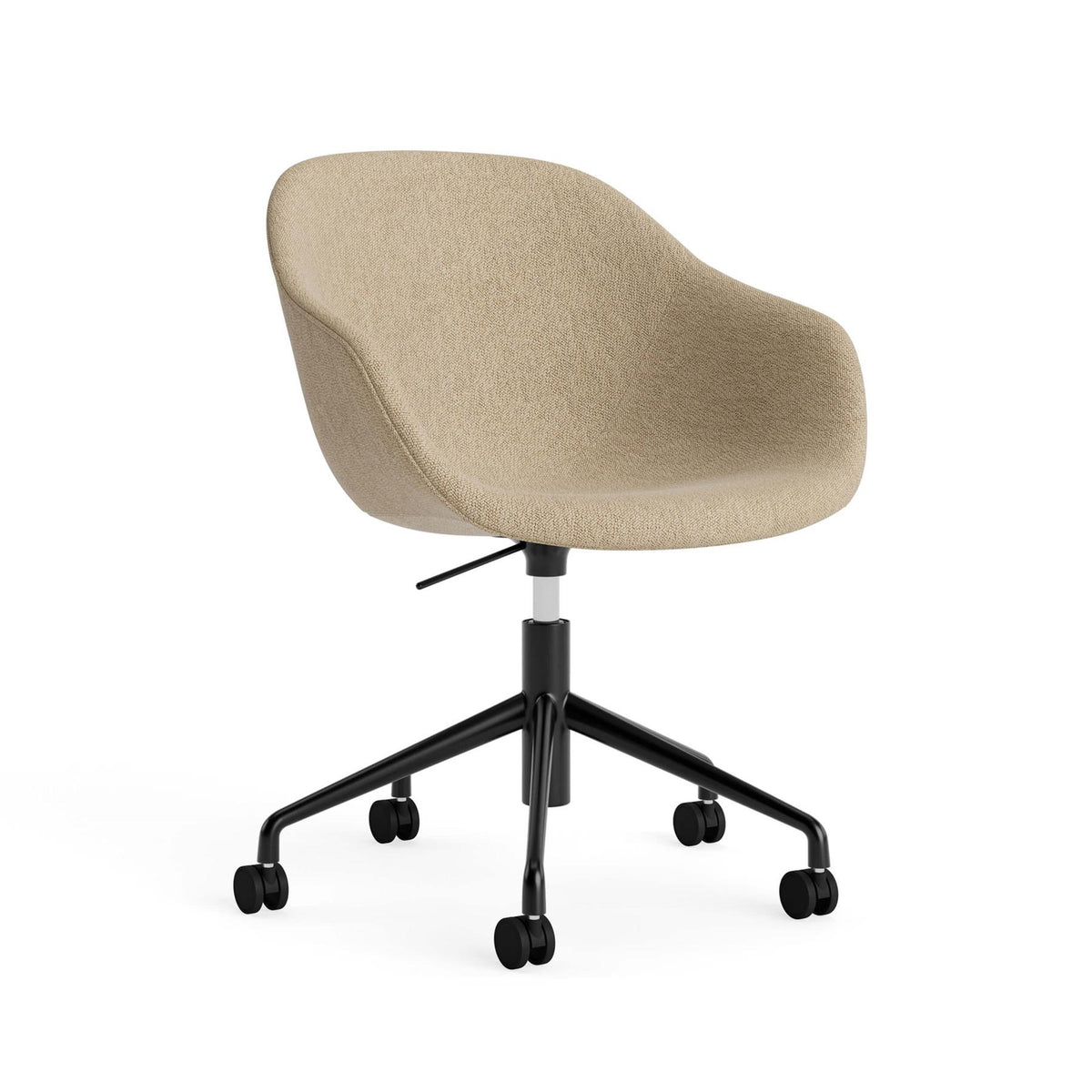 HAY AAC 253 Chair, Upholstered - 5 Star Swivel Base, Gas Lift and Wheels