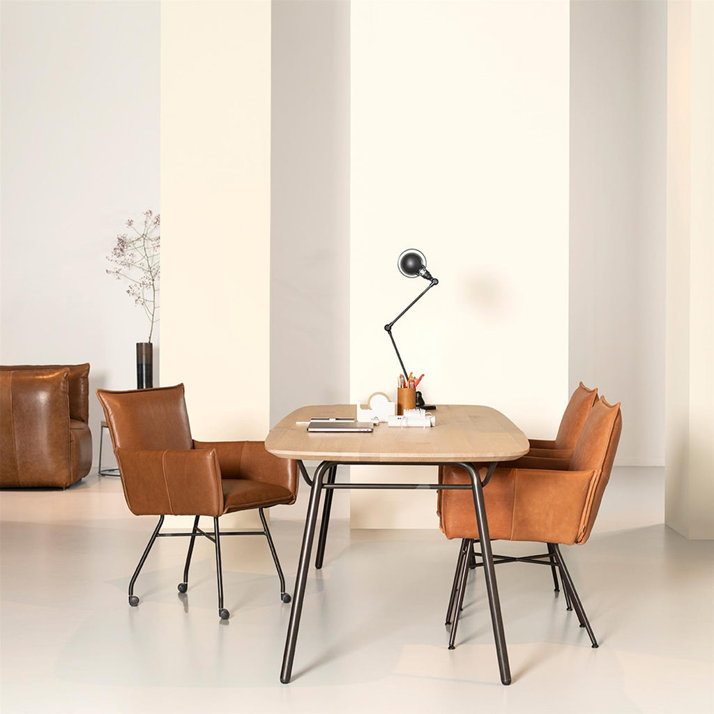 Jess Designs Sanne Chair with Wheels and Arms