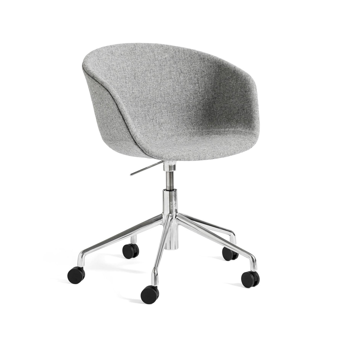 HAY AAC 53 Chair, Upholstered - 5 Star Swivel Base, Gas Lift and Wheels