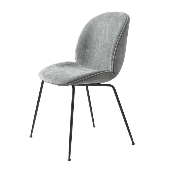 Ex-Display (Wimbledon Store) GUBI Beetle Upholstered Chair - Belsuede 012 with black legs
