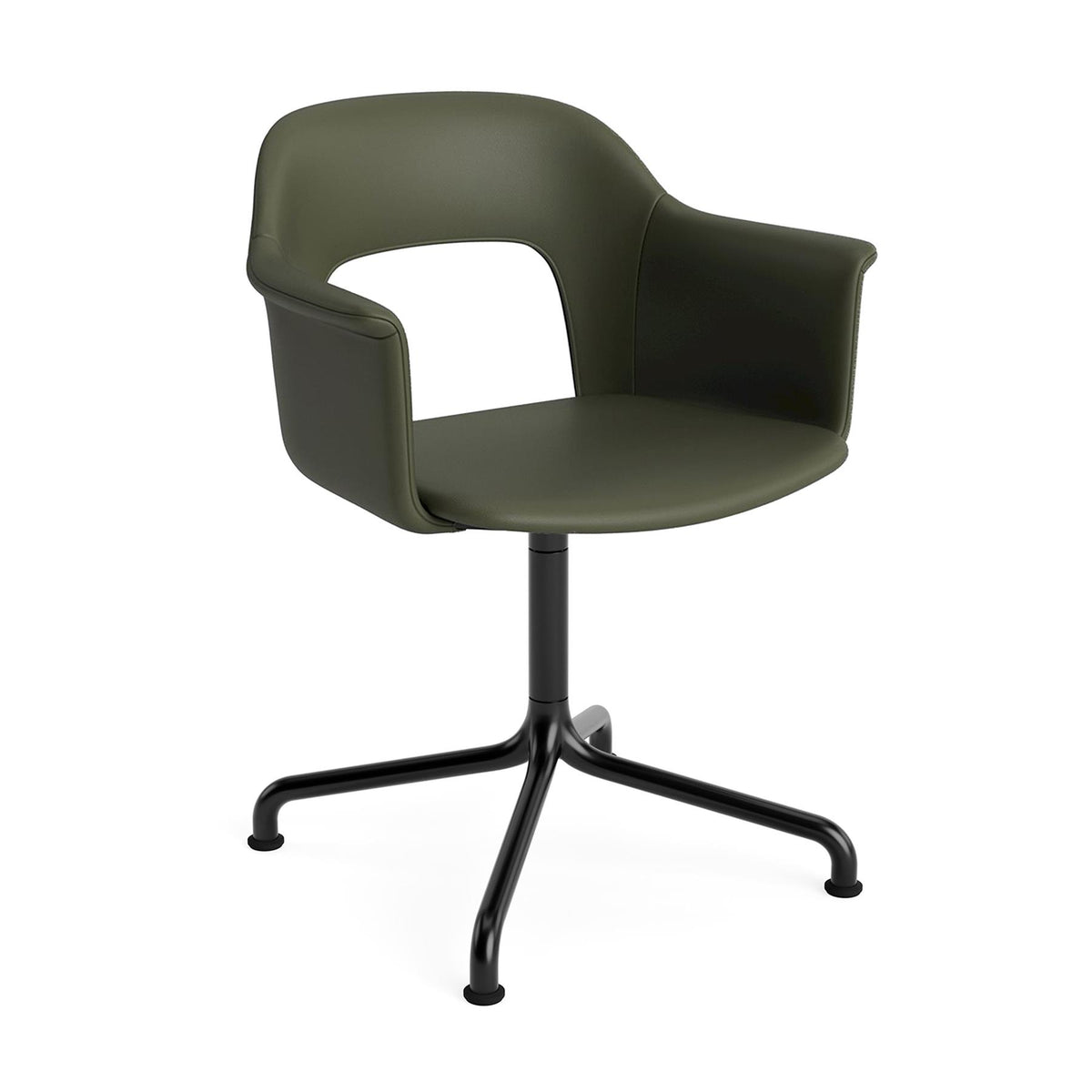 HAY Layout Armchair 254 with 4 Star Swivel Arc Base