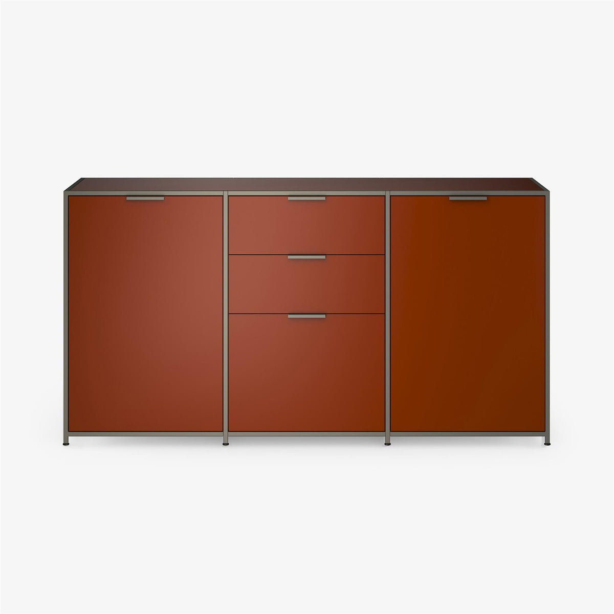 Ligne Roset Dita Living Room Sideboard - 2 Doors and 3 Drawers