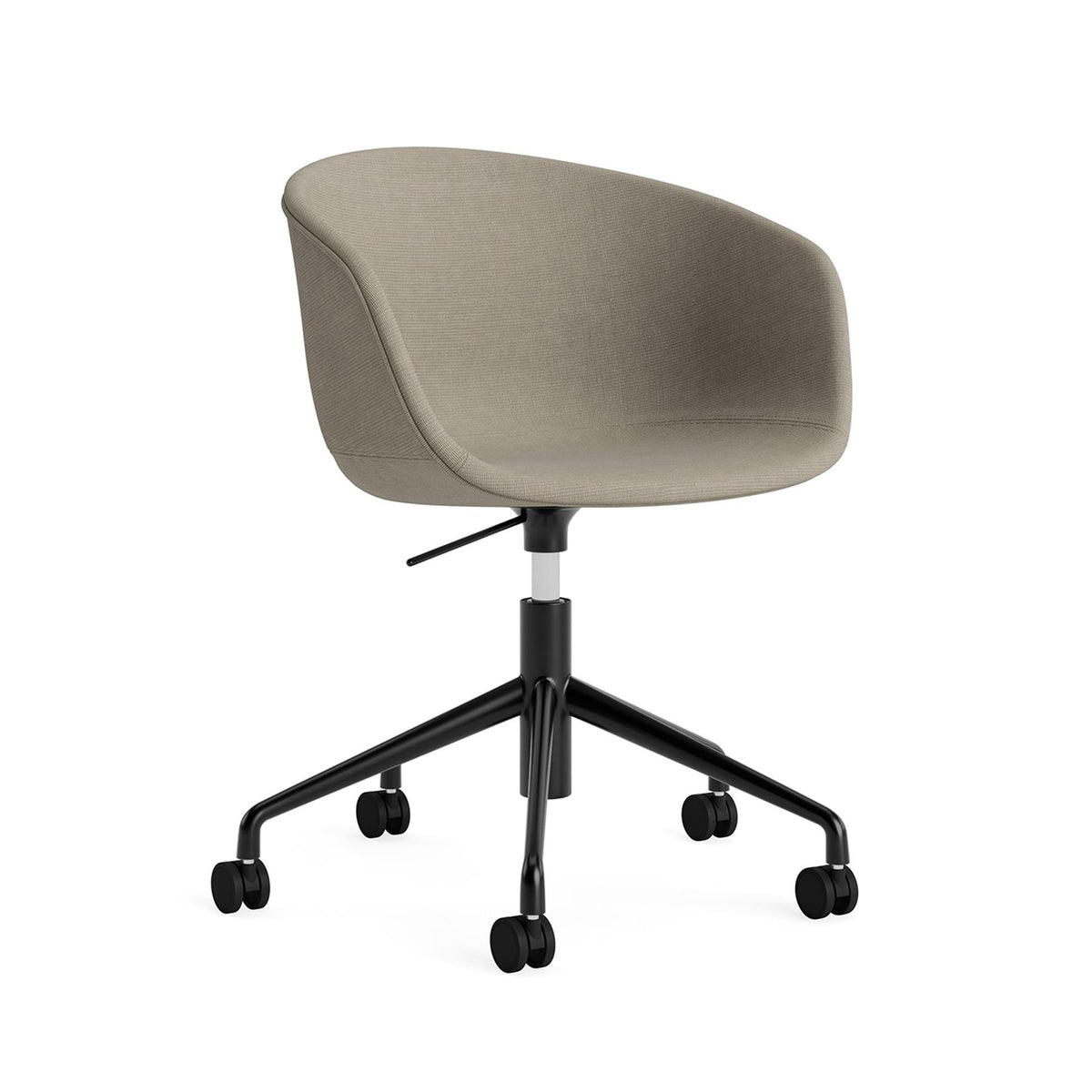 HAY AAC 53 Chair, Upholstered - 5 Star Swivel Base, Gas Lift and Wheels