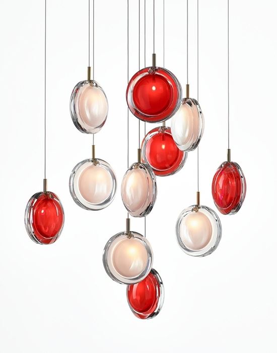Lens pendant light