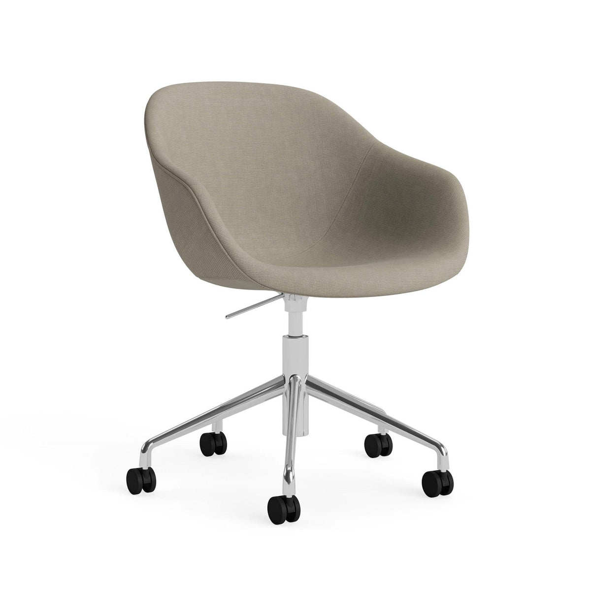HAY AAC 253 Chair, Upholstered - 5 Star Swivel Base, Gas Lift and Wheels