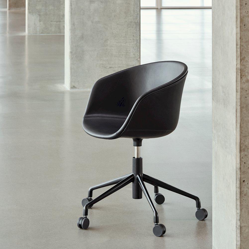 HAY AAC 53 Chair, Upholstered - 5 Star Swivel Base, Gas Lift and Wheels