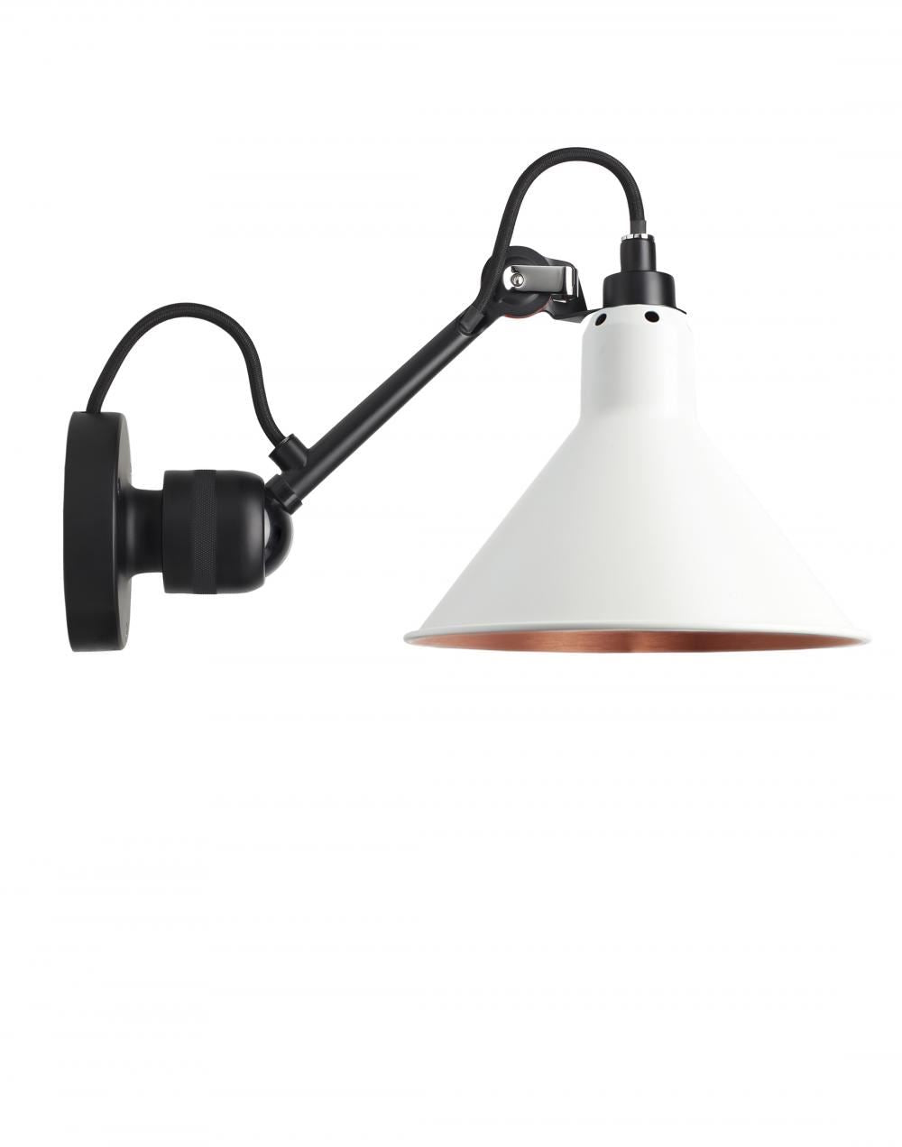 DCW Editions Lampe Gras 304 Small Wall Light - Black Arm