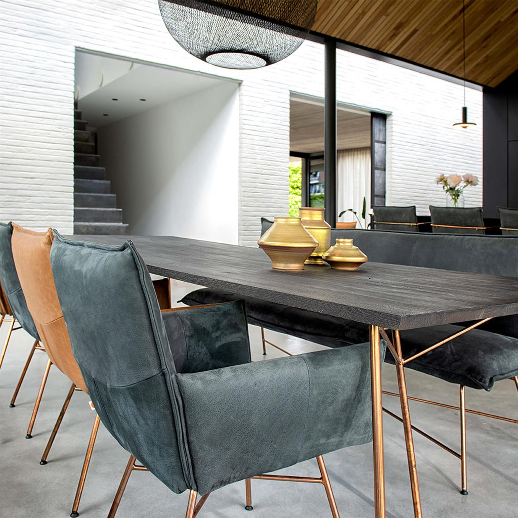 Jess Designs Sanne Chair with Copper Frame without Arms