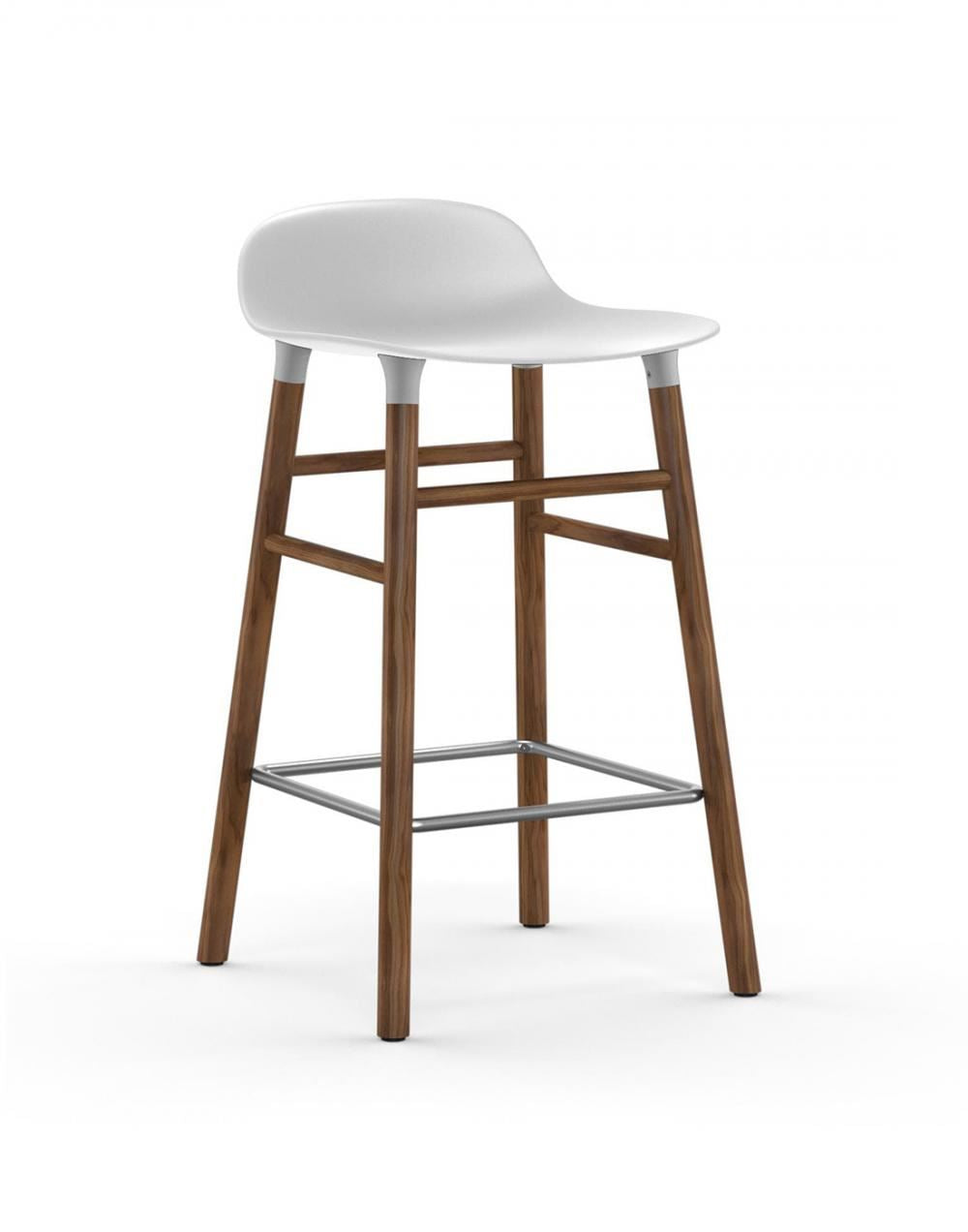 Normann Copenhagen Form Barstool - Wooden Legs