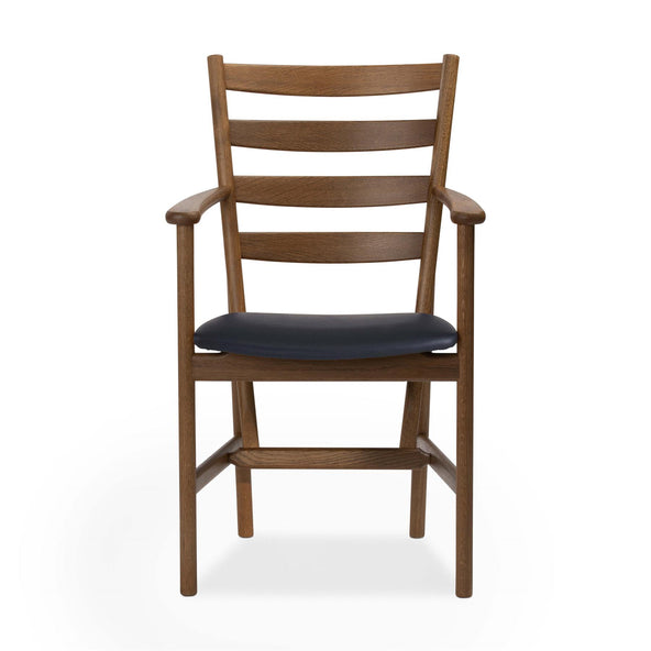 Ex-display (Bermondsey store)  Bernstorffsminde SH Armchair, Upholstered Seat - Smoked Oak