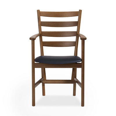 Ex-display (Bermondsey store)  Bernstorffsminde SH Armchair, Upholstered Seat - Smoked Oak