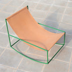 Valerie Objects Rocking Chair with Leather Seat