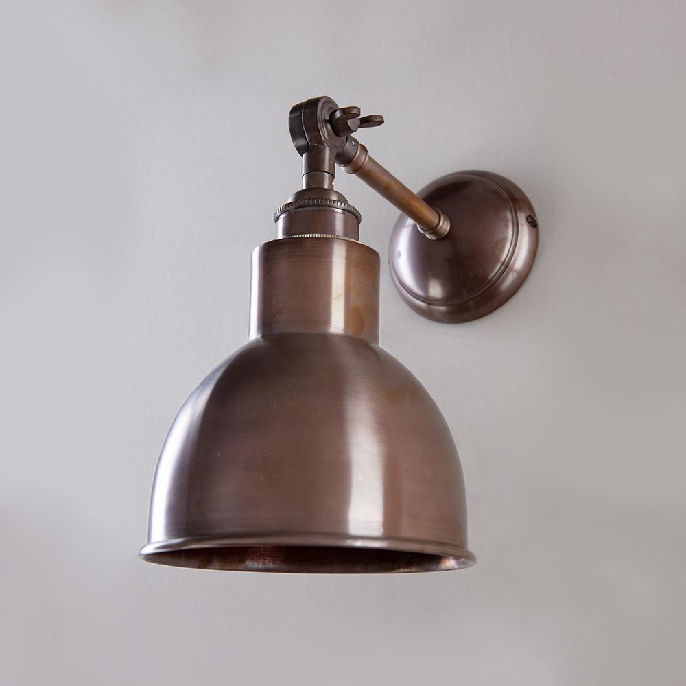 Outlet Old School Electric Churchill Wall Light : Adjustable Arm : Metal Shades