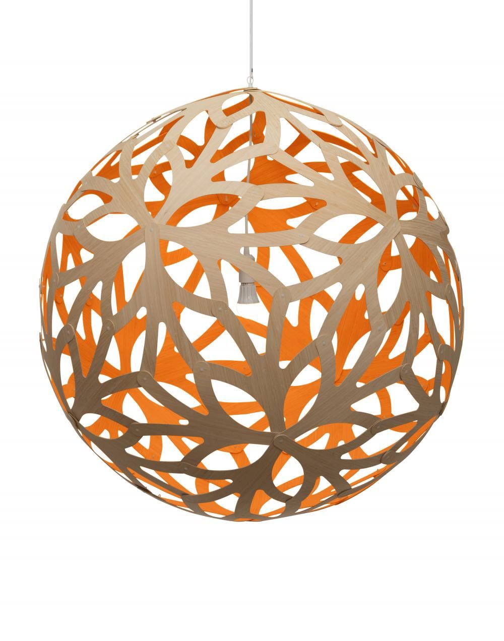David Trubridge Floral Pendant Light Coloured - 1 Side