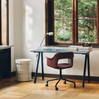 HAY Layout Armchair 263 with 4 Star Swivel Wheel Base