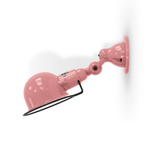 Outlet Jielde Signal Flush Wall Light - Old Pink, Gloss, Hardwired (No Switch)